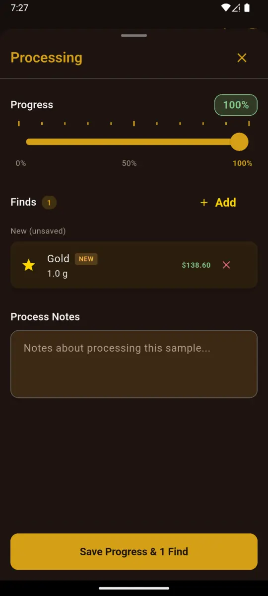 Sample processing workflow