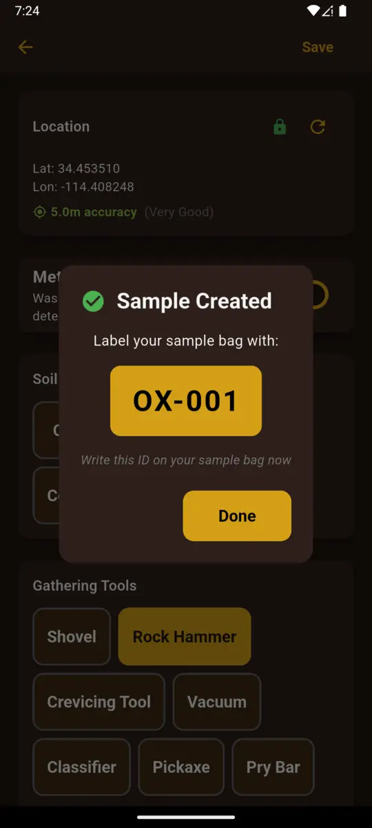 Auto-generated sample ID